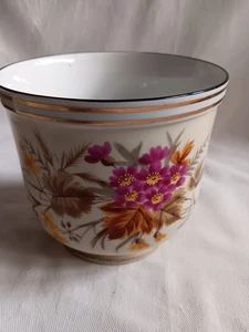 August Rappsilber Königszelt Historismus Blumentopf Übertopf Cachepot handgemalt - Bild 1 von 11