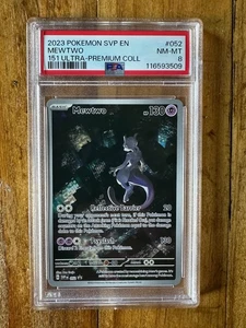 Pokemon TCG - Scarlet & Violet Promo - Mewtwo 052 - PSA 8 - Bild 1 von 2