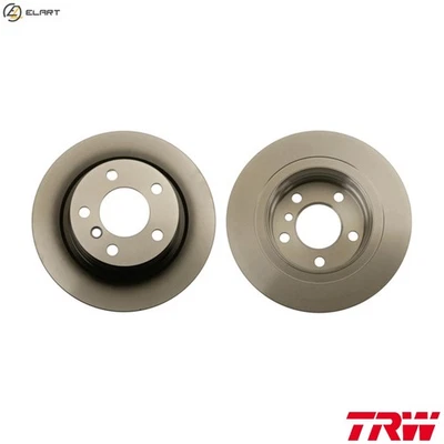 2x BRAKE DISC DF6137 FOR BMW B37D15A B38B15A 1.5L 3cyl 1 F20 B47D20A/B N47D20 - Image 1 of 4