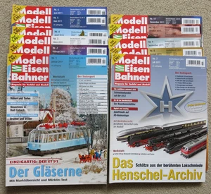 Jahresausgabe 2011 - 11 Modelleisenbahner ohne Heft 12 - gebraucht, gut erhalten - Bild 1 von 7