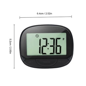 Multi-functional Step Counter 3D Pedometer With Clip For Fitness Tracker For 3CS - Imagen 1 de 12