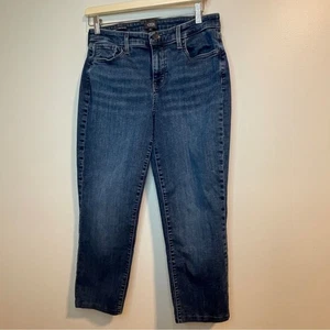 NYDJ Margot Girlfriend Cuffed Jean, Size 6 Palace Wash, Inseam 24” - Picture 1 of 7