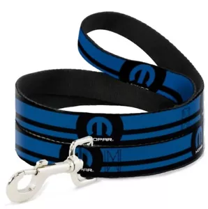 MOPAR Blue Dog Leash Licensed 4 Feet Long Buckle Down Licensed - Picture 1 of 4