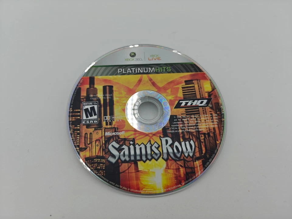 Saints Row 1 / First (Microsoft, Xbox 360) 😒Disc Only😒 - Bild 1 von 1