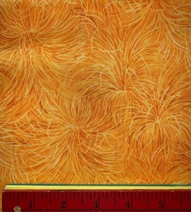 Hoffman CA International Fabric Prairie Flowers BTY 45" Wide Orange Blender  - Picture 1 of 3