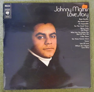 LP : Johnny Mathis , Love Story , CBS S64334 , 1971 , Made in Holland , - Imagen 1 de 6