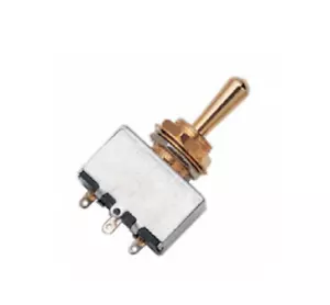 3 Way Closed Guitar Toggle Switch Gold w. Gold Cap - Picture 1 of 1