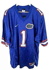 Nike Team Trikot Gr. L Florida Gators UF blau genäht Länge +2 2010 Fußball - Bild 1 von 10