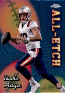 Card CAE-DM Drake Maye New England Chrome All Etch Topps Chrome Football 2024 - Bild 1 von 1
