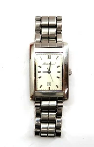 EDDIE BAUER Unisex Watch Quartz Tank with 26mm case with NEW BATTERY ~ WORKS  - Picture 1 of 5