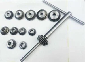 12 Piece Valve Seat & Face Cutter Set Of 12 Pcs Carbon Steel + Free Shipping - Picture 1 of 4
