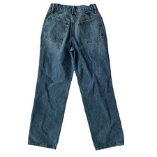 Good American NWT Womens 90s Duster Jeans Size 4 Distressed  Straight Leg