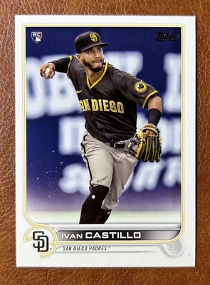 2022 Topps Series 1 Ivan Castillo Rookie Card #140 Padres SP RC - Image 1 of 2