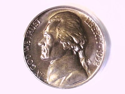 1952 D Jefferson Nickel PCGS MS 65 14755561 - Image 1 of 3