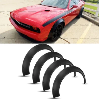 4X 31" For Dodge Challenger SRT SXT Universal Fender Flares Wheel Arches Wide  - Image 1 of 4