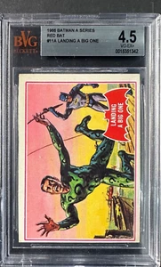 1966 OPC O-Pee-Chee Batman Red Bat #11A Landing A Big One BVG 4.5 - Picture 1 of 2