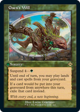 x1 Gaea's Will - Foil Etched - Retro Frame R MTG Modern Horizons 2 M/NM, English