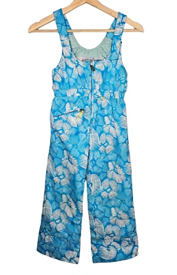 OBERMEYER Niñas Esquí Babero Mono Pantalones I-Grow Uso Extendido Niños 5 Azul Floral Foto 1 de 4