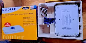 NETGEAR DG834PN 4 Port 10/100 ADSL Modem Router 108 MBPS RangeMax Wireless - Picture 1 of 8