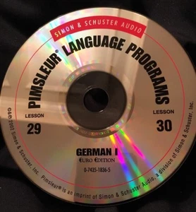 Pimsleur GERMAN I, Level 1, Replacement Disc 15, Lessons 29 & 30 - Bild 1 von 2