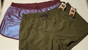 Avia Shine Shorts size XXL (20) Pockets Lined Elastic Waist 2 Pairs NWT - Picture 1 of 8