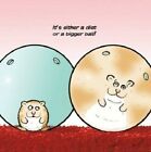 Funny Hamster Card Diet Or Bigger Ball