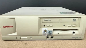 Vintage Compaq Desktop PC 1999 Deskpro EN Windows 2000 Pro Broken For Parts - Picture 1 of 21