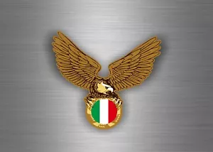 Sticker adesivo adesivi auto tuning biker bandiera aquila casco italia italiano - Bild 1 von 1