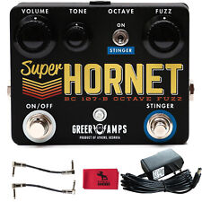 Greer Super Hornet Octave Fuzz Pedal w/ Power Supply, Patch Cables & Cloth for sale