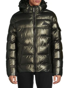 Saks OFF 5TH Point Zero by Maurice Benisti Faux Fur Lined Puffer Jacket - Picture 1 of 20