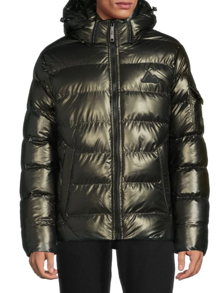 Saks OFF 5TH Point Zero by Maurice Benisti Faux Fur Lined Puffer Jacket - Image 1 of 4