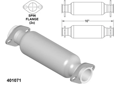 Catalytic Converter for 1994 Nissan D21 3.0L V6 GAS SOHC - Imagem 1 de 2