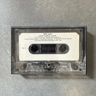 RARE Def Jam Living Large 1991 Promo Cassette HTF - Image 1 of 4