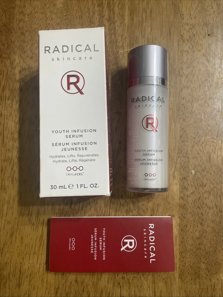 SUERO DE INFUSIÓN JUVENIL RADICAL SKINCARE 1 oz TAMAÑO COMPLETO NUEVO EN CAJA AL POR MENOR 170,00 Foto 1 de 4