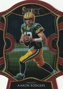 Panini Select 2020 - Concourse Aaron Rodgers #12 rojo Prizm troquelado - Imagen 1 de 2