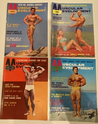 Muscular Development Magazine lot of 4 1970 September, October, November & Dec - Image 1 of 4