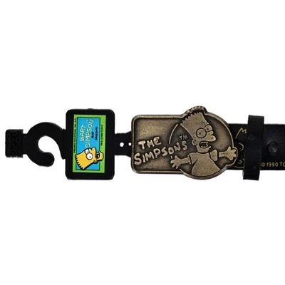 Nuevo Raro Simpsons Bart Pyramid 1990 TV Show Memorabilia Fox Vintage Hebilla de Cinturón Foto 1 de 4