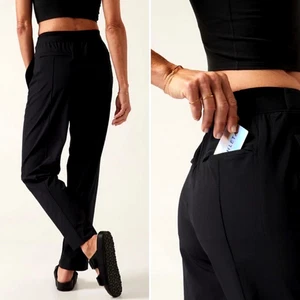 ATHLETA Brooklyn Heights Vienna Slim Pant Size 0, Black, NWT,#882642 - Picture 1 of 2