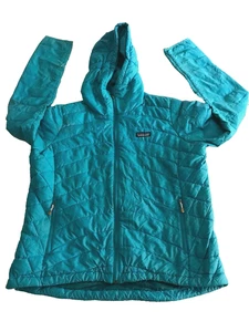 Chaqueta suéter de plumón Patagonia para mujer ligera azul acolchado 84683 grande para mujer - Imagen 1 de 21