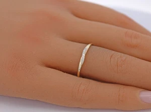 Brillantring Gelbgold 375 9 Karat Brillanten 0.04ct - Bild 1 von 3