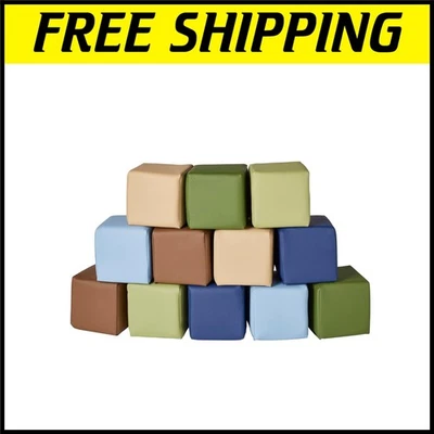 SoftZone Toddler Building Blocks - Lightweight 12-Piece Educational Foam Set - Image 1 of 4