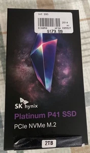 SK hynix Platinum P41 2TB PCIe NVMe Gen4 7 000MB/s LPDDR4 M.2 2280 Internal SSD - Afbeelding 1 van 3