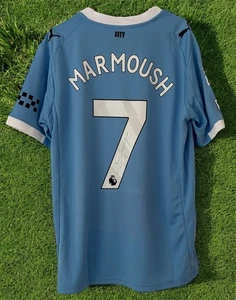 Omar Marmoush signiert 25/26 Manchester City Heimtrikot - Bild 1 von 1