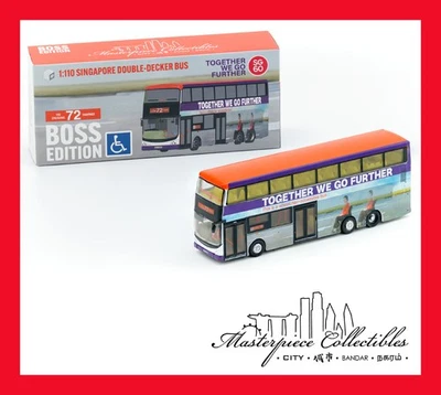 SEP 2025 Masterpiece SG60 SINGAPORE Double Decker Bus (72) 1:110 BOSS EDITION - Image 1 of 4