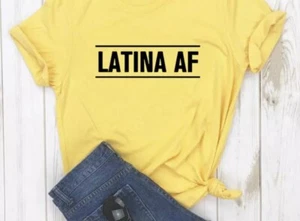 Latina AF Trendy Ladies Shirt Size XL - Picture 1 of 6