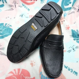 Zapatos sin cordones Samuel Hubbard para hombre 11,5 W Free Spirit for Him de cuero negro - Imagen 1 de 9