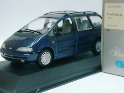 WOW EXTREMELY RARE Ford Galaxy 2.0 16V 1995 Blue Pearl Effect 1:43 Minichamps-RS - Image 1 of 3