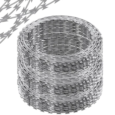 410FT Razor Wire, Razor Wire For Wire Fencing, Galvanized Steel Wire Razor Wire - Image 1 of 4