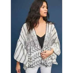 Akemi + Kin Anthropologie NWT Annabella Kimono Cardigan One Size - Picture 1 of 9