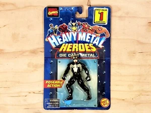🗨🕸 Marvel Heavy Metal Heroes Venom Poseable Die Cast Action Figure 1997 🕸🗨 - Picture 1 of 3